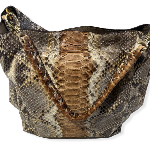 Snakeskin Purse Tote - Picture 3 of 9